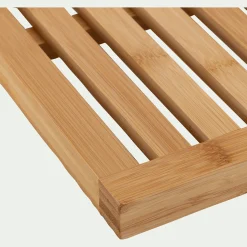 Caillebotis de douche en bambou 56x36cm - naturel