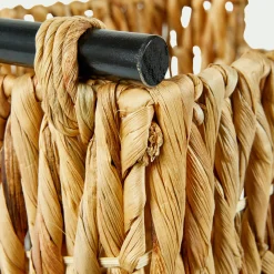 Caisse en jonc de mer tressé H21xL36cm - naturel