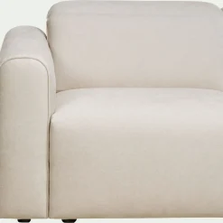 Canapé 3 places 2 relax en tissu - beige roucas