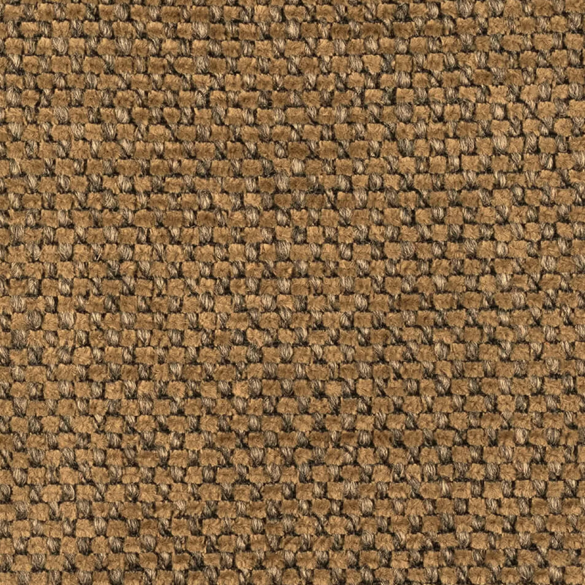 Canapé 4 places convertible en tissu tramé - bronze