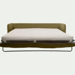 Canapé 4 places convertible en tissu wind - bronze