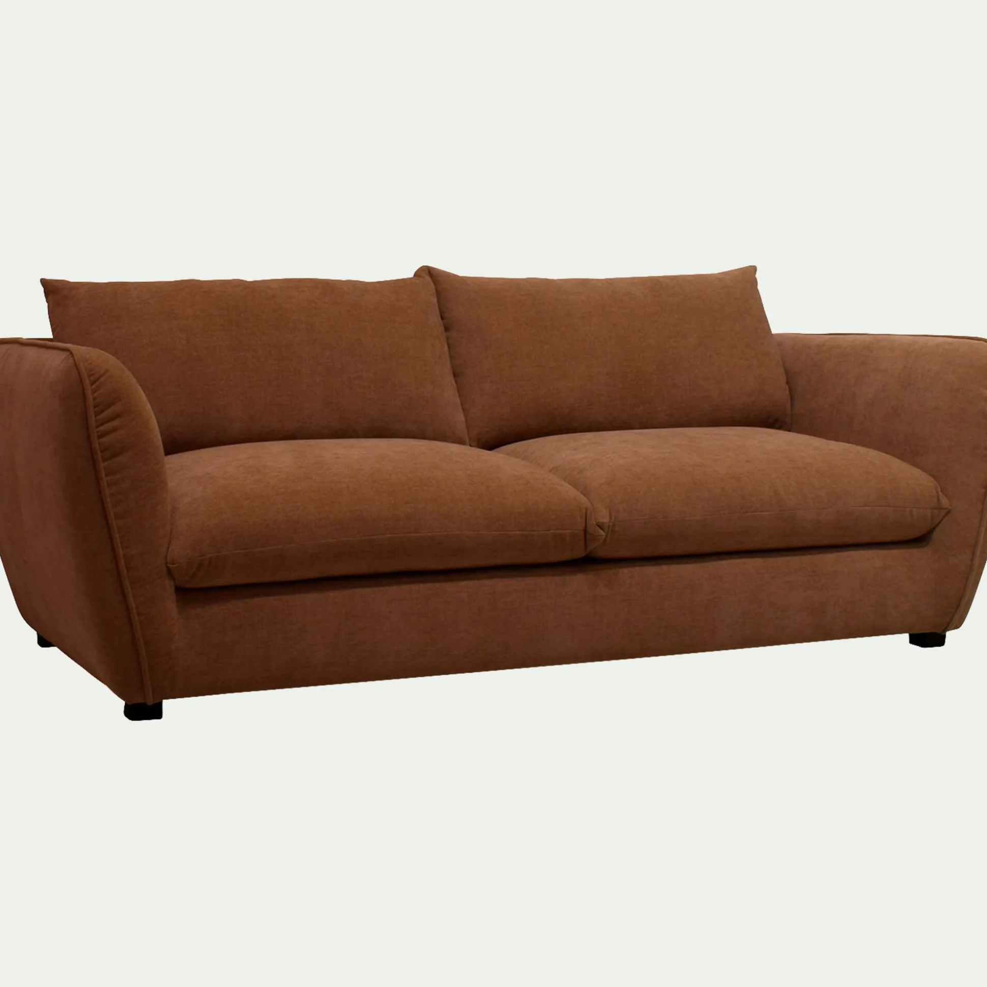 Canapé 4 places convertible en tissu Nature - brun rustrel