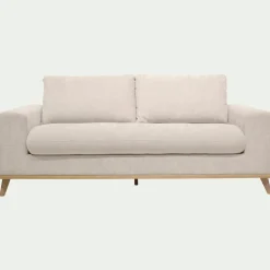 Canapé 3 places convertible en tissu Storm - beige roucas