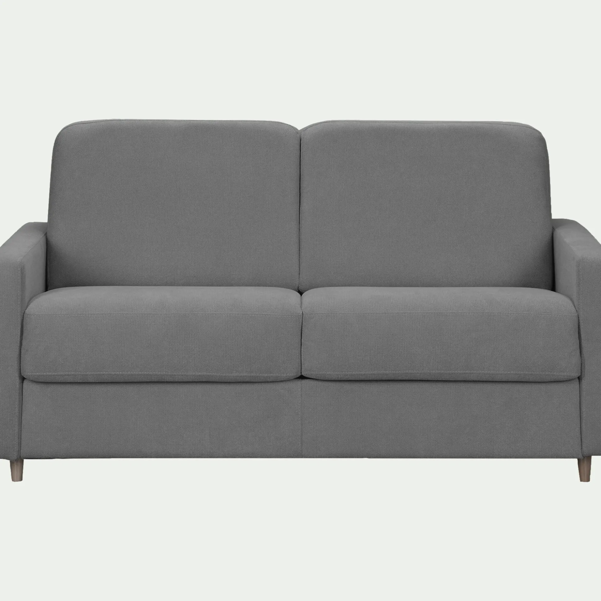 Canapé 4 places convertible en tissu Sogno densité 35kg/m3 - gris restanque