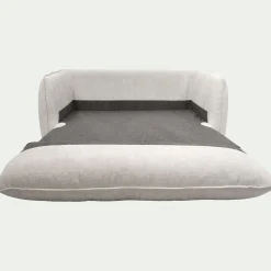 Canapé 2 places convertible en tissu Eden - beige alpilles