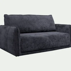 Canapé 3 places convertible en tissu Eden - bleu marine