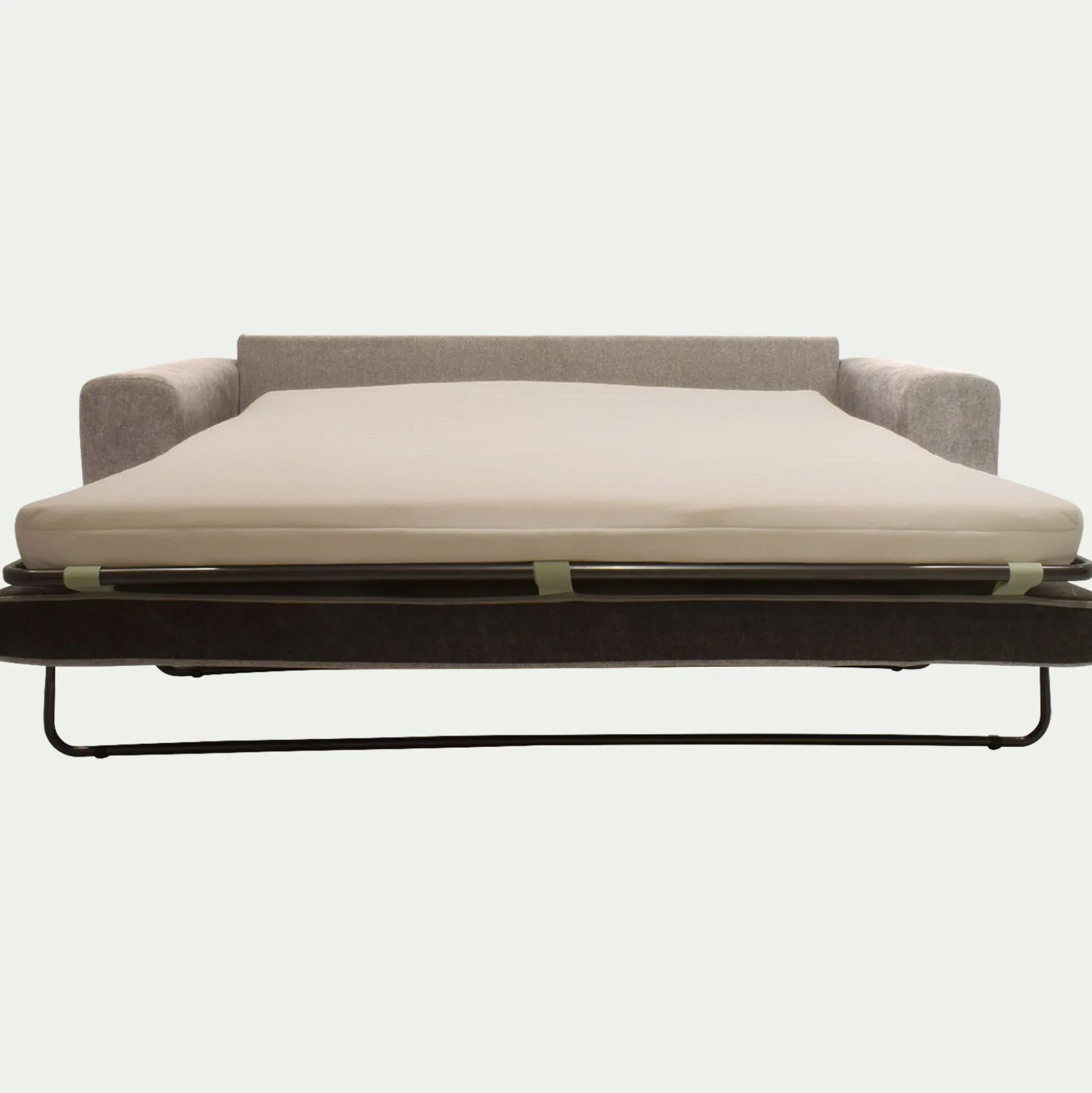 Canapé 4 places convertible en tissu Storm - taupe