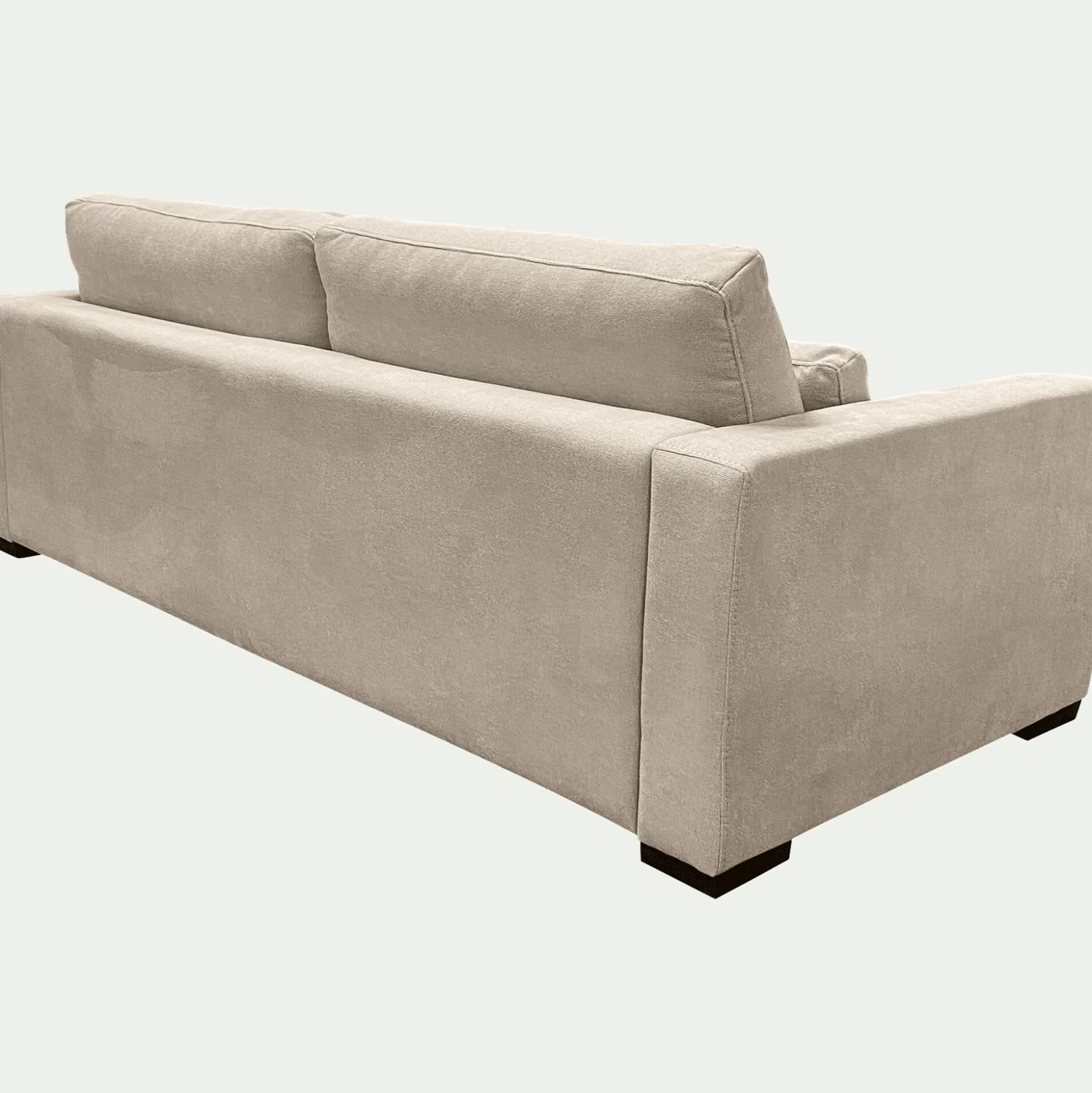 Canapé 5 places fixe en tissu Bloq - beige roucas