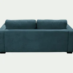 Canapé 3 places fixe en tissu Genesis - bleu
