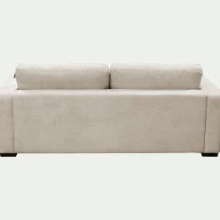 Canapé 5 places fixe en tissu genesis - beige