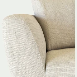 Canapé 2 places fixe en tissu armonia - beige alpilles