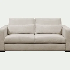 Canapé 3 places fixe en tissu Genesis - beige