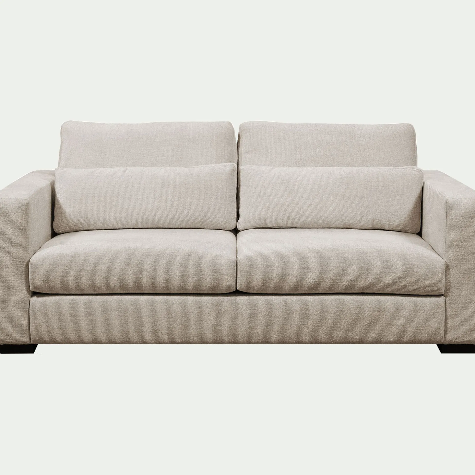 Canapé 3 places fixe en tissu Genesis - beige