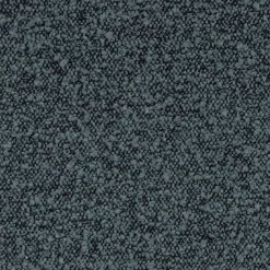 Canapé 4 places fixe en tissu bouclette - bleu