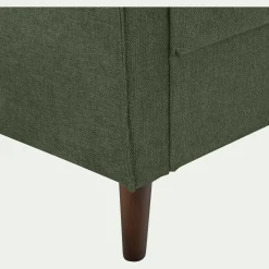 Canapé 2 places fixe en tissu Loft - vert cèdre