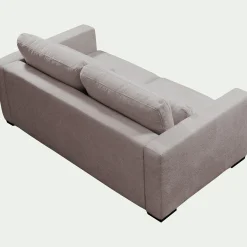 Canapé 5 places fixe en tissu genesis - gris