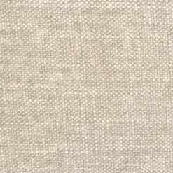 Canapé d'angle droit convertible en tissu tramé doux - blanc écru