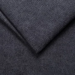 Canapé d'angle droit convertible en tissu Crown - bleu calabrun