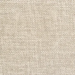 Canapé d'angle droit fixe en tissu Nature - blanc écru