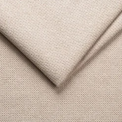 Canapé d'angle gauche fixe en tissu Crown - beige roucas
