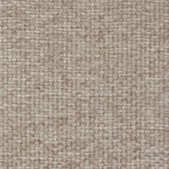 Canapé d'angle gauche fixe en tissu chenille Benjo - beige roucas