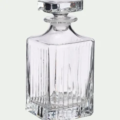 Carafe à whisky en cristal 75cl - transparent