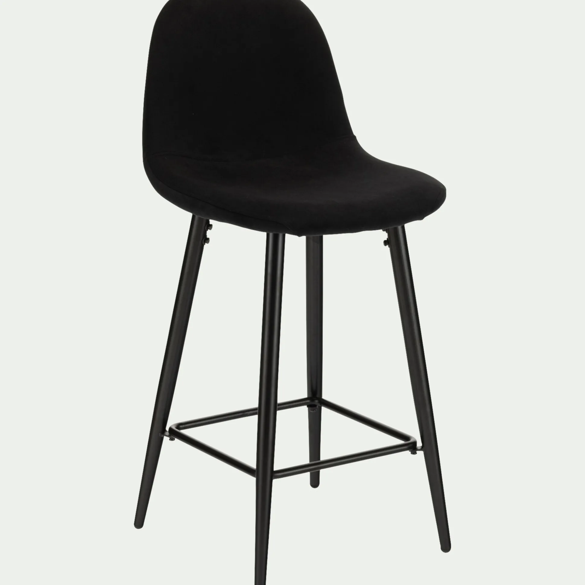 Chaise de bar - noir H66cm