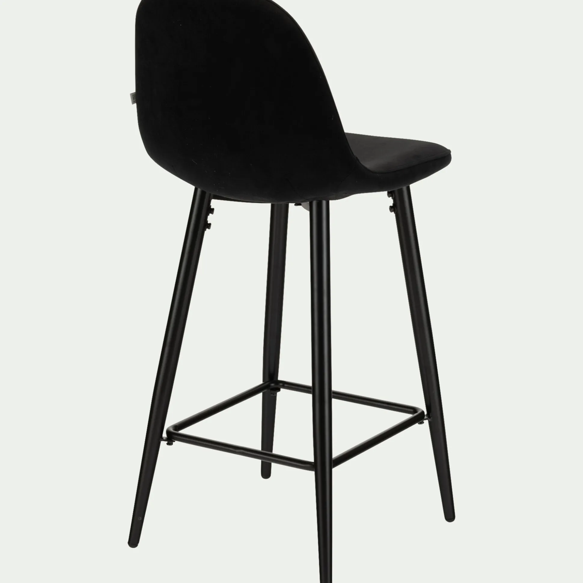 Chaise de bar - noir H66cm