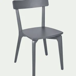 Chaise en bois - gris restanque