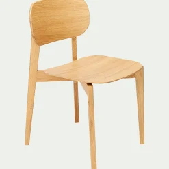 Chaise en bois de chêne - bois clair