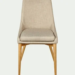 Chaise en tissu - beige