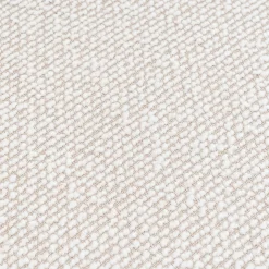 Chaise en tissu et bois de chêne foncé sans accoudoirs - beige