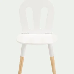 Chaise enfant en bois - blanc