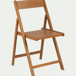 Chaise pliante en bois - bois clair