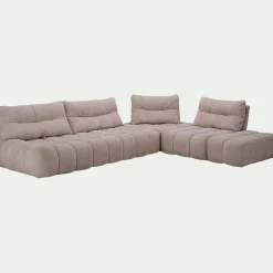 Chauffeuse avance - recule en tissu campo - beige