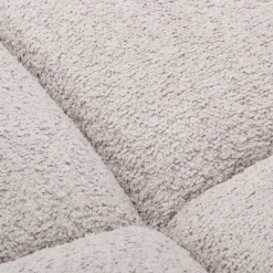 Chauffeuse avance - recule en tissu campo - blanc écru