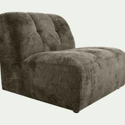 Chauffeuse en tissu Eden - vert cèdre