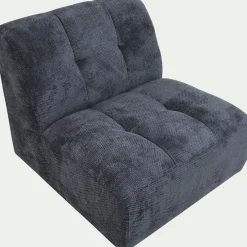 Chauffeuse en tissu Eden - bleu marine