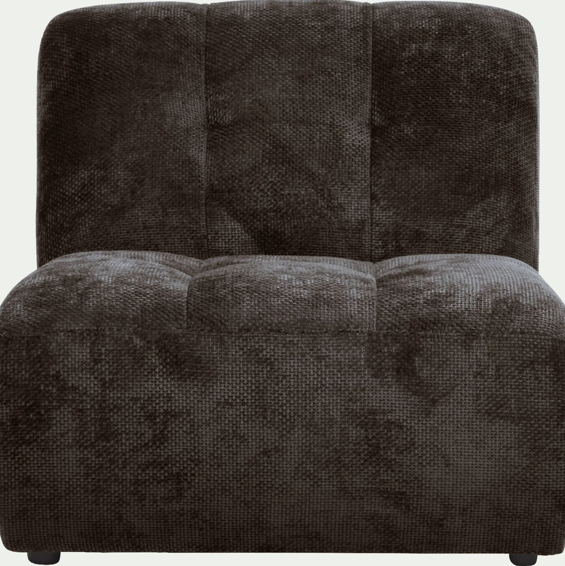 Chauffeuse en tissu Eden - marron