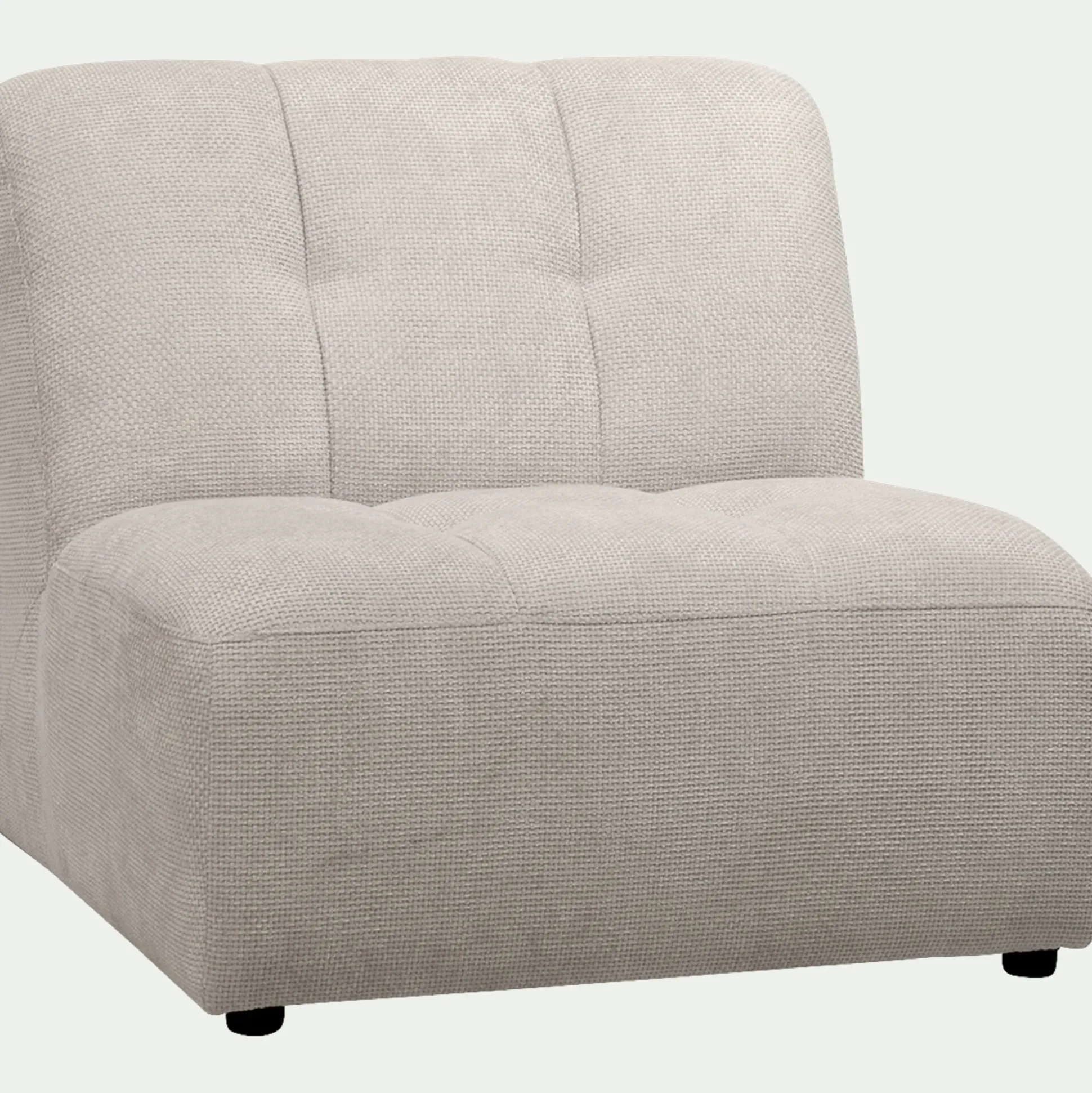 Chauffeuse en tissu Eden - beige alpilles