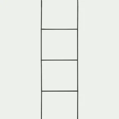 Échelle porte-serviettes en métal - noir