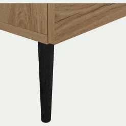 Chiffonnier 4 tiroirs en bois - bois clair