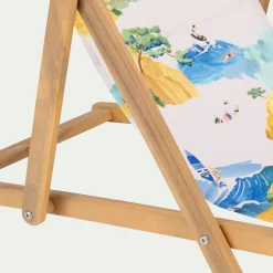 Chilienne de jardin enfant motif Sormiou - bleu