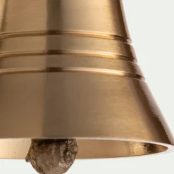 Cloche décorative à poser - doré