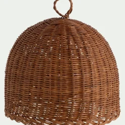 Cloche en rotin D26cm - marron