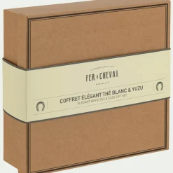 Coffret cosmétique senteur thé blanc et yuzu