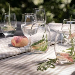 Coffret de 6 gobelets en cristallin 36cl - transparent