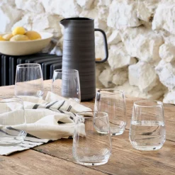 Coffret de 6 gobelets en verre 45cl - transparent