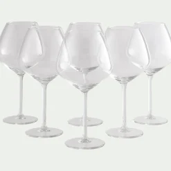 Coffret de 6 verres à gin tonic en verre 75cl - transparent
