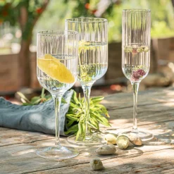 Coffret de 4 verres à pied tulipe en cristallin 28cl - transparent